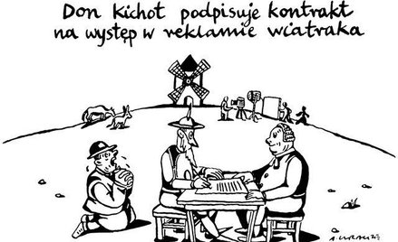 Komentarz rysunkowy. Kontrakt don Kichota