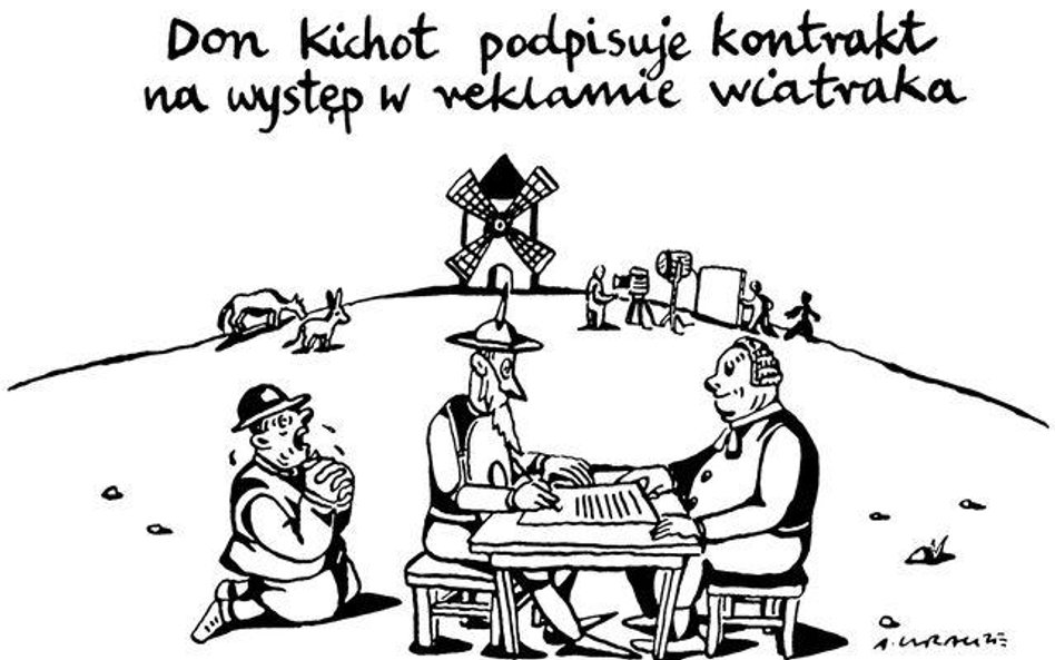 Komentarz rysunkowy. Kontrakt don Kichota