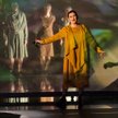 Agnieszka Zwierko (Kundry) i Thomas Mohr (Parsifal)w poznańskim przedstawieniu