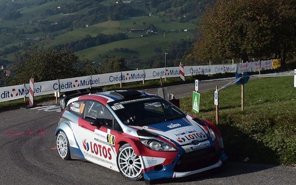Robert Kubica jechał po życiowy wynik, ale znowu wypadł z trasy
