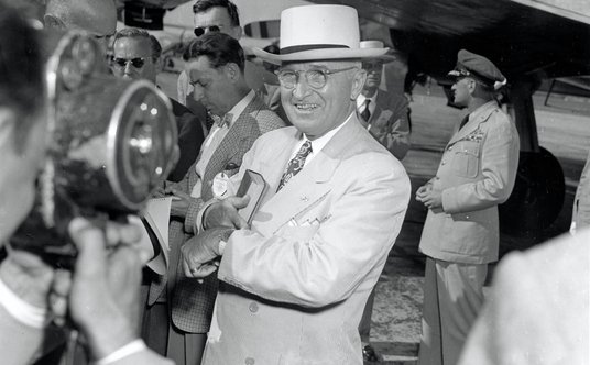 Harry Truman z zegarkiem Gallet, Floryda, 1949 rok