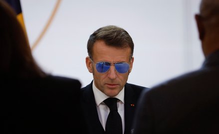 Prezydent Francji Emmanuel Macron