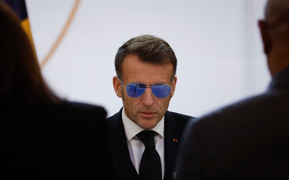 Prezydent Francji Emmanuel Macron