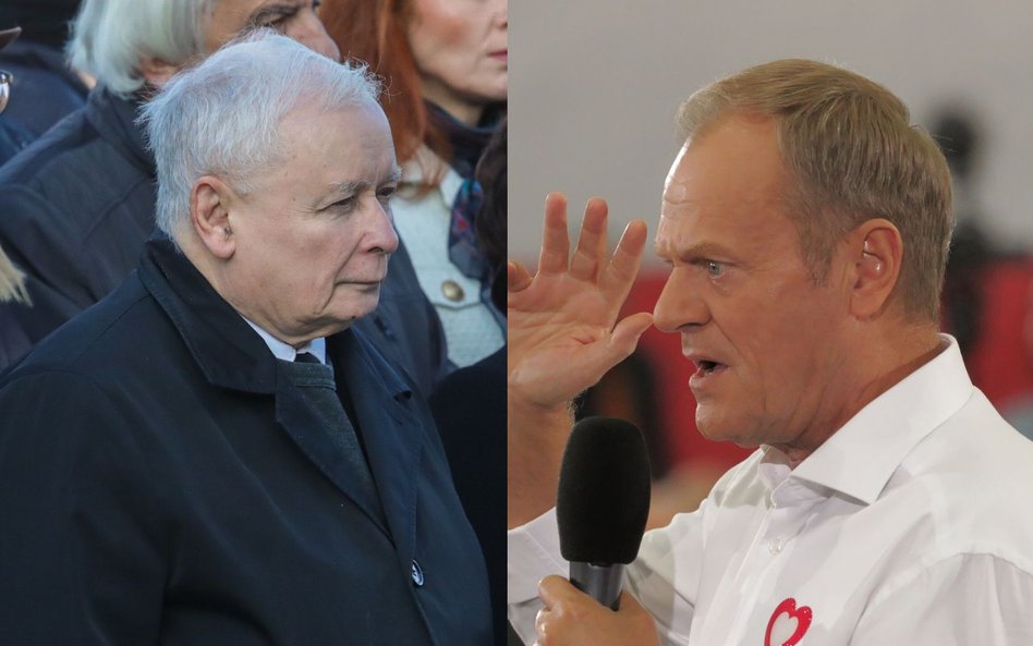 Jarosław Kaczyński i Donald Tusk