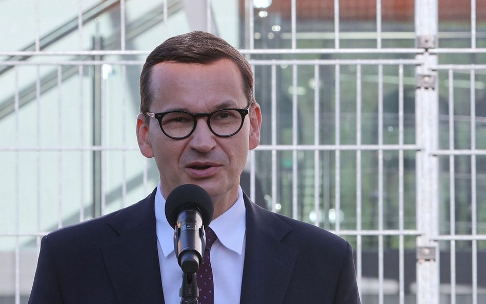 Premier Morawiecki o sytuacji na granicy z Białorusią: Polska nie ulega