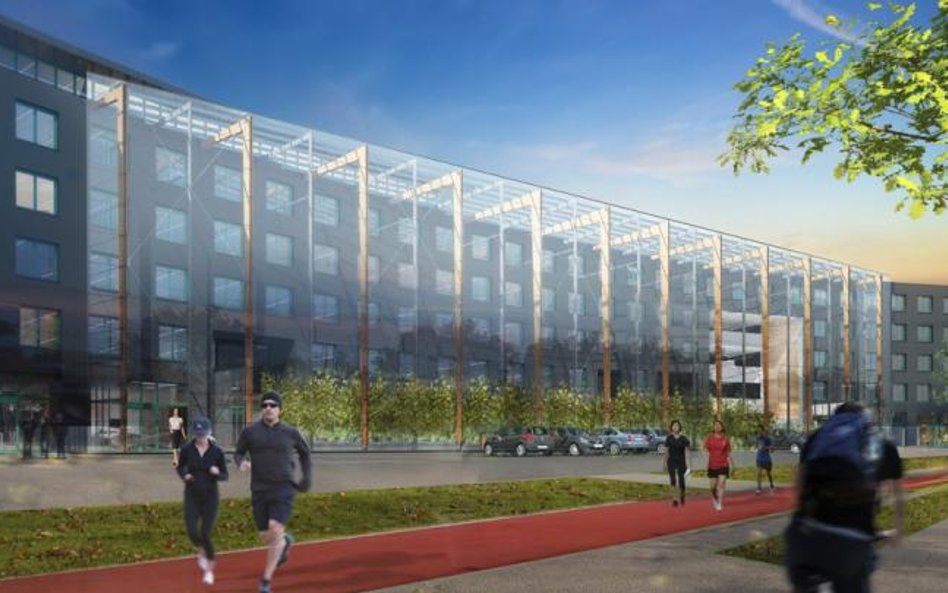 Adgar Park West w Warszawie – w kompleksie biurowym w Alejach Jerozolimskich powstaje strefa sportu 