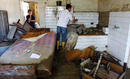 Jedna z poszkodowanych rodzin z gminy Wilków