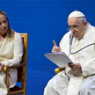 El primer ministro italiano Giorgia Meloni y el Papa Francisco