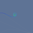 Ostatni fragment trasy samolotu zarejestrowany przez serwis Flightradar24