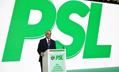 Waldemar Pawlak podczas XIV Kongresu Polskiego Stronnictwa Ludowego