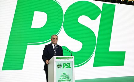 Waldemar Pawlak podczas XIV Kongresu Polskiego Stronnictwa Ludowego