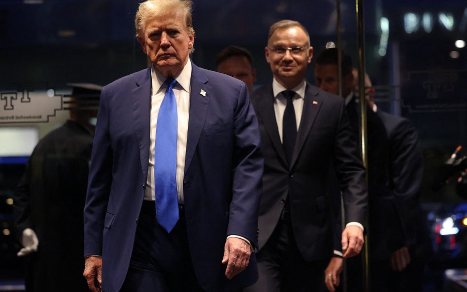 Donald Trump i Andrzej Duda