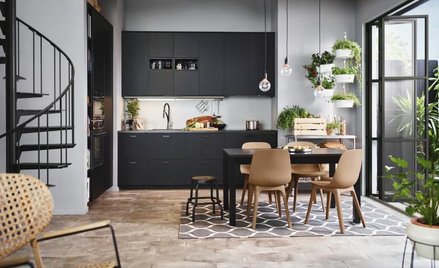 KUNGSBACKA – fronty kuchenne wykonane w 100 proc. z recyklingu.