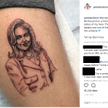 Komik z tatuażem Hillary Clinton. "Jest moją bohaterką"