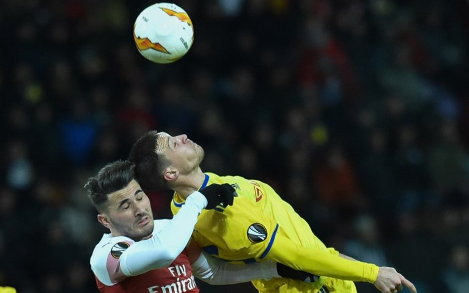 Arsenal przegrywa z Bate Borysów