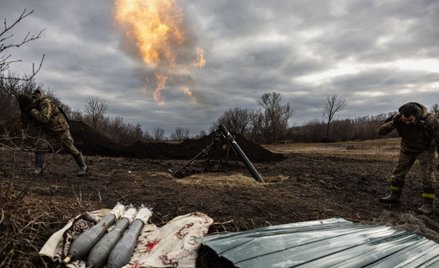 Ukraińcy ostrzeliwują rosyjskie pozycje