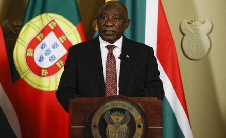 Prezydent Republiki Południowej Afryki Cyril Ramaphosa
