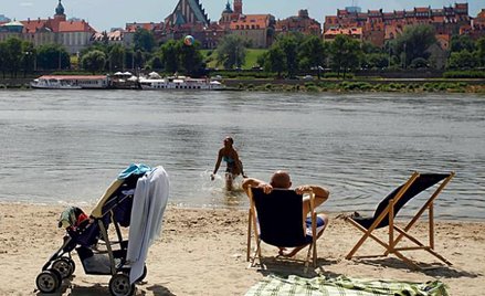W ten weekend można już się wylegiwać na miejskiej plaży