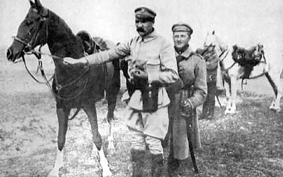 Józef Piłsudski z Kasztanką