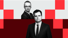 Artur Bartkiewicz, szef wydawców strony głównej rp.pl i Michał Kolanko, dziennikarz działu krajowego