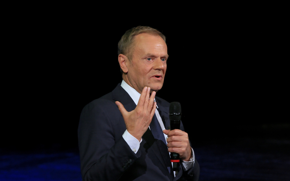 Przewodniczący Platformy Obywatelskiej Donald Tusk