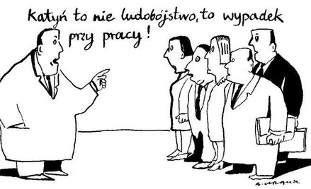 Komentarz rysunkowy. Wypadek przy pracy