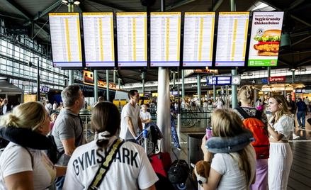 Awaria sparaliżowała między innymi lotnisko w Amsterdamie