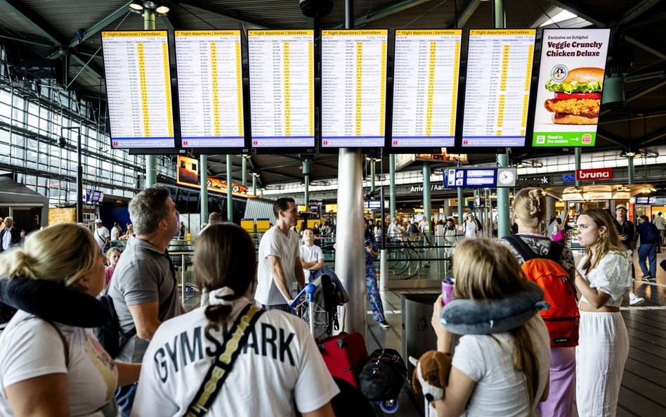 Awaria sparaliżowała między innymi lotnisko w Amsterdamie