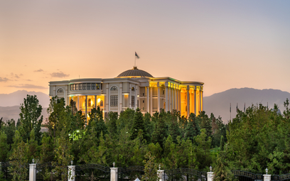 Pałac Narodów w Duszanbe, rezydencja prezydenta Tadżykistanu, ktory w 2022 r. okazał się być liderem