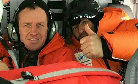 Denis Urubko (z lewej) i Adam Bielecki