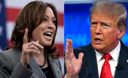 Kamala Harris, Donald Trump