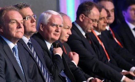 Honorowy patronat nad Polskim Kongresem Gospodarczym objął prezydent Bronisław Komorowski (drugi od 