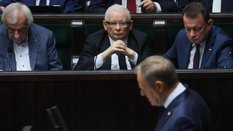 Jarosław Kaczyński mówi Wirtualnej Polsce, że Donalda Tuska czeka ogień piekielny