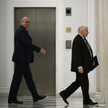 Minister spraw zagranicznych Zbigniew Rau i wicepremier, prezes PiS Jarosław Kaczyński