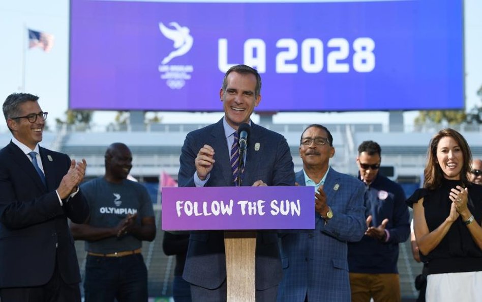 Burmistrz Los Angeles Eric Garcetti