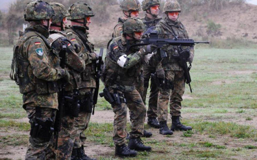 Ćwiczenia żołnierzy Wielonarodowego Korpusu Północno - Wschodniego w Szczecinie