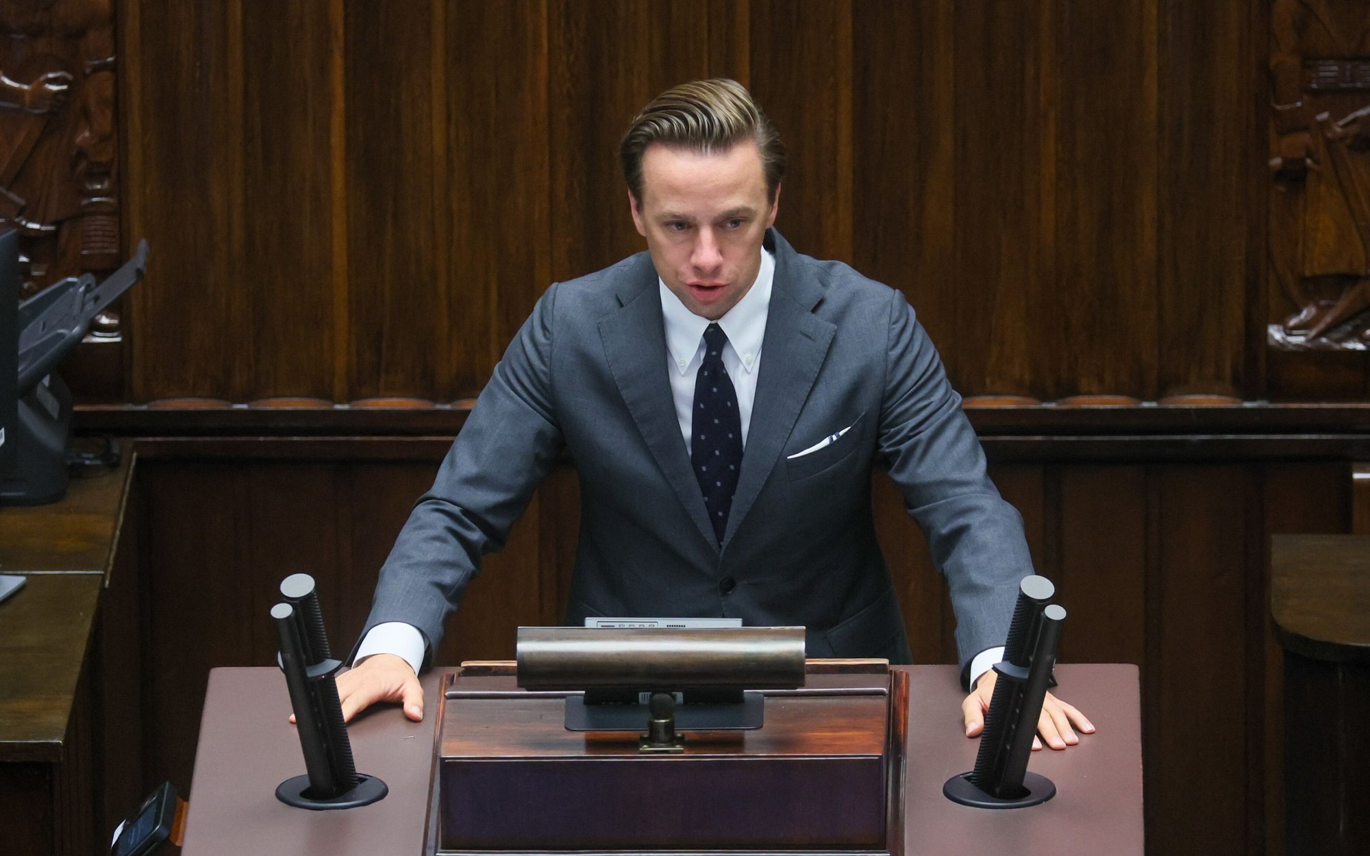 Krzysztof Bosak do Radosława Sikorskiego: Wprowadził pan Sejm w błąd