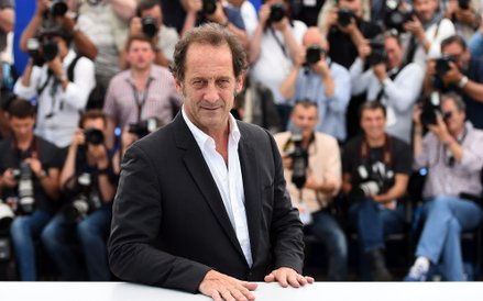 Vincent Lindon na festiwalu w Cannes