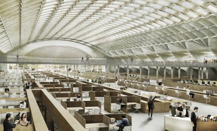 Halę na terenach wystawienniczych Torino Esposizioni wybudowano w 1938 r. według koncepcji włoskiego