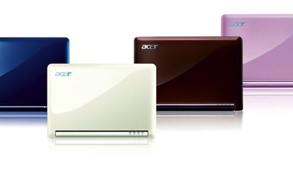 Acer Aspire One kosztuje ok. 1,1 tys. zł. Ale z systemem Windows XP i modemem komórkowym już 1,9 tys