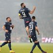 Zawodnicy Lecha Poznań: Mikael Ishak (C), Pedro Rebocho (L) Kristoffer Velde (P) cieszą się z gola p