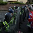 Protest przed komisariatem policji po zabójstwie Henry'ego Nowaka w Southampton