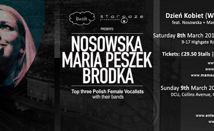 Nosowska, Brodka i Maria Peszek na Dzień Kobiet