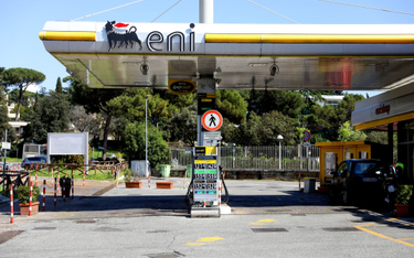 Stacja benzynowa Eni w Rzymie