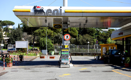 Stacja benzynowa Eni w Rzymie