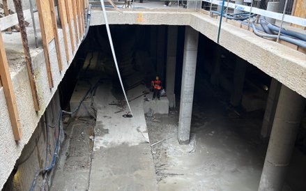 Widać było, jak wygląda konstrukcja całej stacji