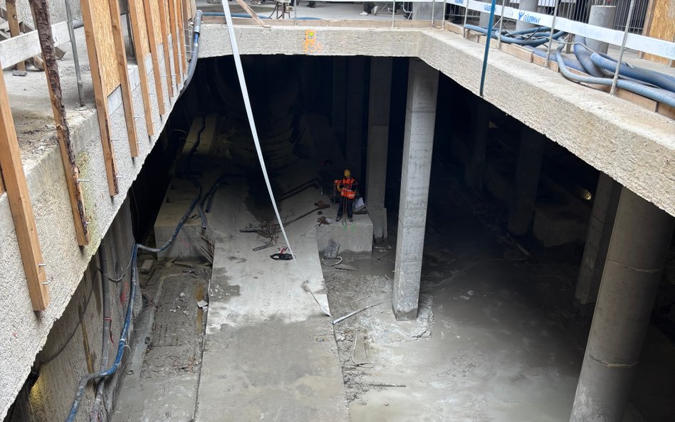 Widać było, jak wygląda konstrukcja całej stacji