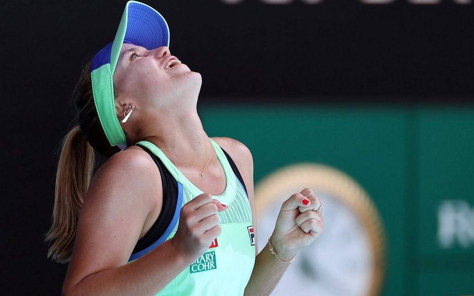 Rozstawiona z nr. 14, 21-letnia Amerykanka Sofia Kenin przed przyjazdem do Melbourne nigdy nie była 