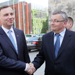 Minister Adamczyk z prezydentem Andrzejem Dudą