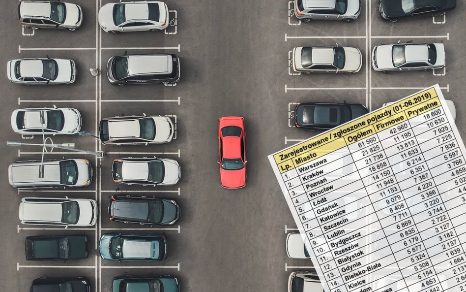 CEPiK: 900 tys. pojazdów zarejestrowanych w pół roku